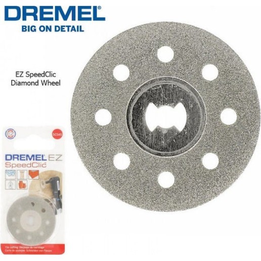 Dremel Διαμαντέ EZ SpeedClic SC545 Δίσκος Κοπής Δομικών Υλικών 38mm 2615S545JB