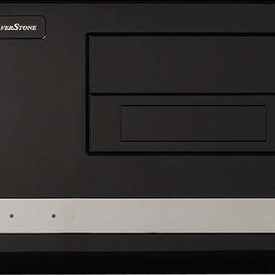 Silverstone SG02-F ​ Micro Tower Υπολογιστή σε Μαύρο χρώμα