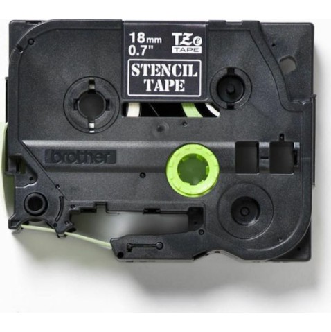 Brother Ταινία Ετικετογράφου 3m x 18mm σε Λευκό Χρώμα