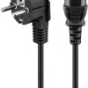 Goobay Schuko - IEC C13 Cable 1.5m Μαύρο 68604