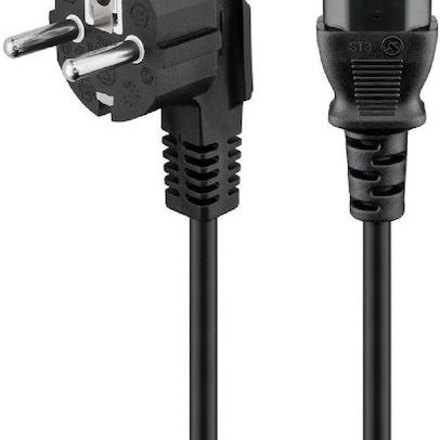 Goobay Schuko - IEC C13 Cable 1.5m Μαύρο 68604