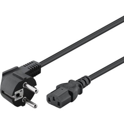 Goobay Schuko - IEC C13 Cable 1.5m Μαύρο 68604