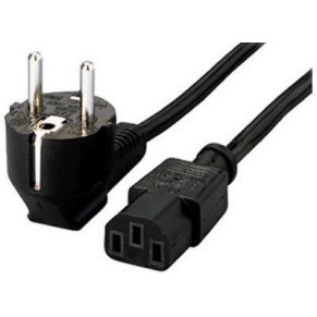 Goobay Schuko - IEC C13 Cable 1.5m Μαύρο 68604