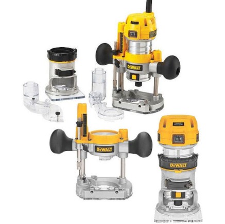 Dewalt Κάθετη Φρέζα 900W με Ρύθμιση Ταχύτητας και με Σύστημα Αναρρόφησης