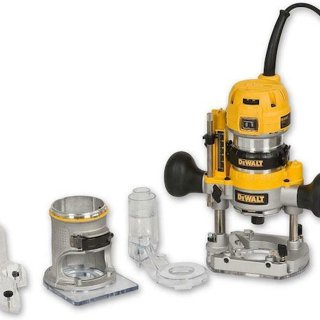 Dewalt Κάθετη Φρέζα 900W με Ρύθμιση Ταχύτητας και με Σύστημα Αναρρόφησης