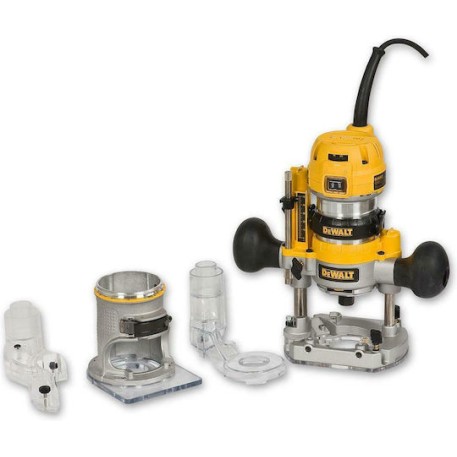 Dewalt Κάθετη Φρέζα 900W με Ρύθμιση Ταχύτητας και με Σύστημα Αναρρόφησης