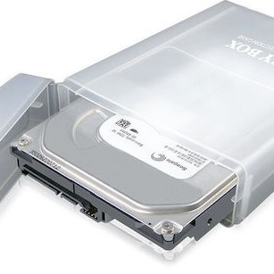 Icy Box Θήκη Προστασίας για 3.5Inch Διάφανο (IB-AC602A)