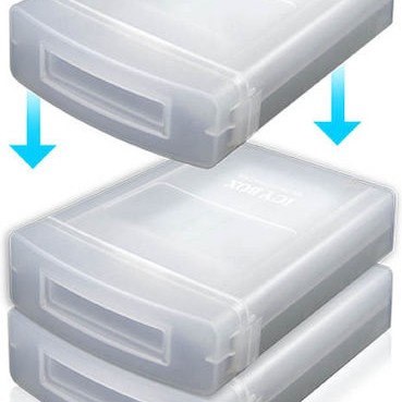 Icy Box Θήκη Προστασίας για 3.5Inch Διάφανο (IB-AC602A)