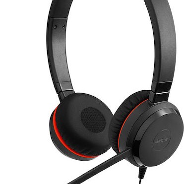 Jabra Evolve 20SE MS Stereo On Ear Multimedia Ακουστικά με μικροφωνο και σύνδεση USB-A