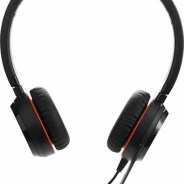 Jabra Evolve 20SE MS Stereo On Ear Multimedia Ακουστικά με μικροφωνο και σύνδεση USB-A