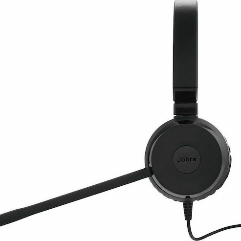 Jabra Evolve 20SE MS Stereo On Ear Multimedia Ακουστικά με μικροφωνο και σύνδεση USB-A