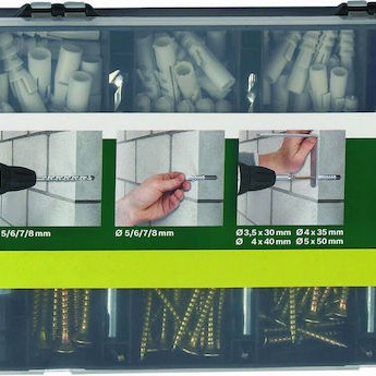 Bosch Βίδα 173τμχ σε Κασετίνα