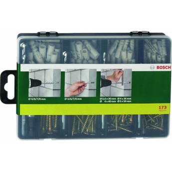 Bosch Βίδα 173τμχ σε Κασετίνα