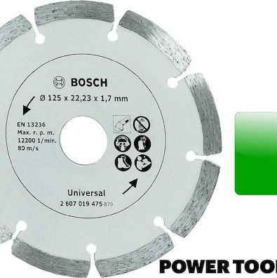 Bosch Δίσκος Κοπής Δομικών Υλικών 125mm 2607019475