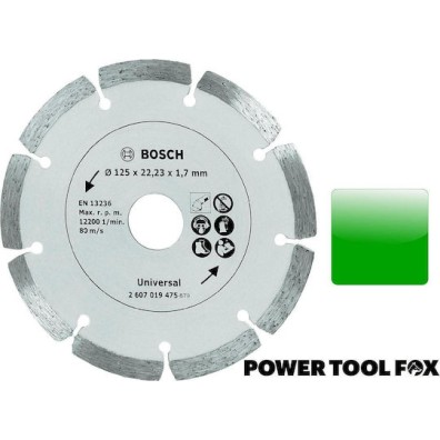 Bosch Δίσκος Κοπής Δομικών Υλικών 125mm 2607019475