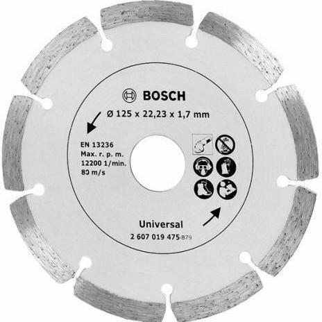 Bosch Δίσκος Κοπής Δομικών Υλικών 125mm 2607019475
