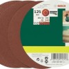 Bosch Φύλλο Λείανσης Έκκεντρου Τριβείου K120 / K240 / K80 125x125mm Σετ 25τμχ