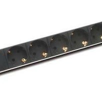 Digitus Πολύπριζο Rack με 8 Safety Outlets Μαύρο