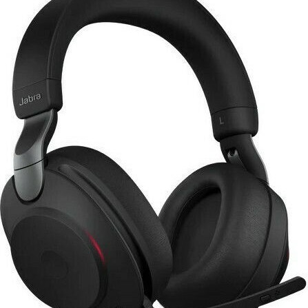 Jabra Evolve2 85 VOIP Headset Link380c MS Stereo Desk Stand Black (28599-999-889)