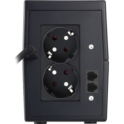 Powerwalker VI 650 SH Schuko UPS Line-Interactive 650VA 360W με 2 Schuko Πρίζες