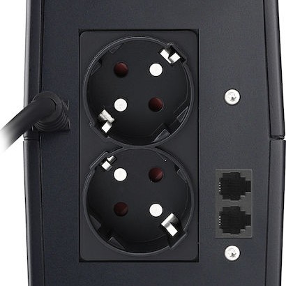 Powerwalker VI 650 SH Schuko UPS Line-Interactive 650VA 360W με 2 Schuko Πρίζες