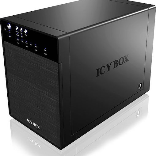 Icy Box Θήκη για 4 Σκληρούς Δίσκους 3.5