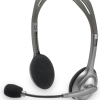 Logitech H110 On Ear Multimedia Ακουστικά με μικροφωνο και σύνδεση 3.5mm Jack σε Γκρι χρώμα