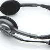 Logitech H110 On Ear Multimedia Ακουστικά με μικροφωνο και σύνδεση 3.5mm Jack σε Γκρι χρώμα