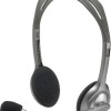 Logitech H110 On Ear Multimedia Ακουστικά με μικροφωνο και σύνδεση 3.5mm Jack σε Γκρι χρώμα