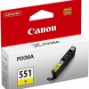 Canon CLI-551 Γνήσιο Μελάνι Εκτυπωτή InkJet Κίτρινο (6511B001)