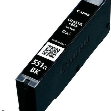 Canon CLI-551XL Γνήσιο Μελάνι Εκτυπωτή InkJet Μαύρο (6443B001)