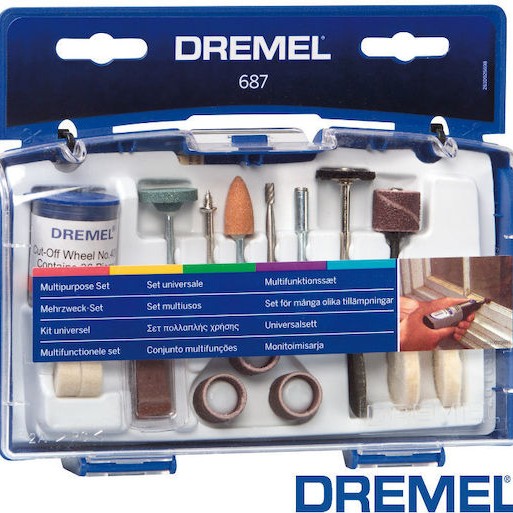 Dremel 687 Σετ Εξαρτημάτων Πολυεργαλείων 52τμχ 26150687JA