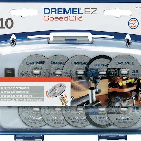 Dremel Σετ Εξαρτημάτων Κοπής Ez Speedclic SC690 Δίσκος Κοπής Μετάλλου 38mm 10τμχ