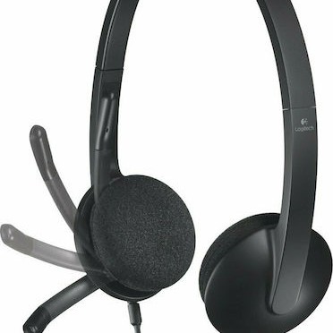 Logitech H340 On Ear Multimedia Ακουστικά με μικροφωνο και σύνδεση USB