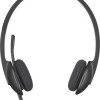 Logitech H340 On Ear Multimedia Ακουστικά με μικροφωνο και σύνδεση USB