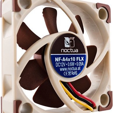 Noctua NF-A4X10 FLX Case Fan 40mm με Σύνδεση 3-Pin Καφέ