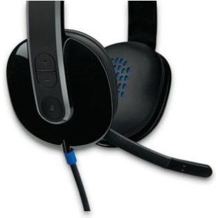 Logitech H540 On Ear Multimedia Ακουστικά με μικροφωνο και σύνδεση USB