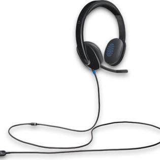 Logitech H540 On Ear Multimedia Ακουστικά με μικροφωνο και σύνδεση USB