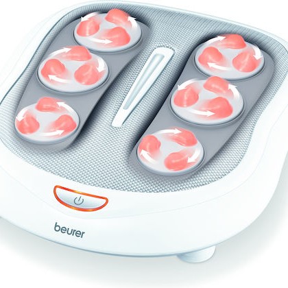 Beurer FM 60 Συσκευή Μασάζ Shiatsu για τα Πόδια με Υπέρυθρη Θερμότητα Λευκή 64931
