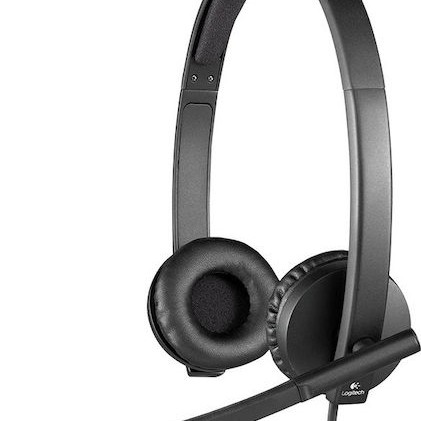 Logitech H570e Stereo On Ear Multimedia Ακουστικά με μικροφωνο και σύνδεση USB