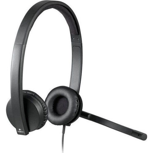 Logitech H570e Stereo On Ear Multimedia Ακουστικά με μικροφωνο και σύνδεση USB