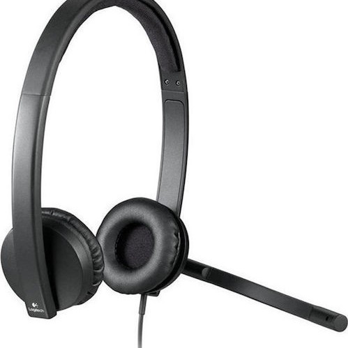 Logitech H570e Stereo On Ear Multimedia Ακουστικά με μικροφωνο και σύνδεση USB