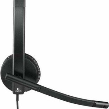 Logitech H570e Stereo On Ear Multimedia Ακουστικά με μικροφωνο και σύνδεση USB