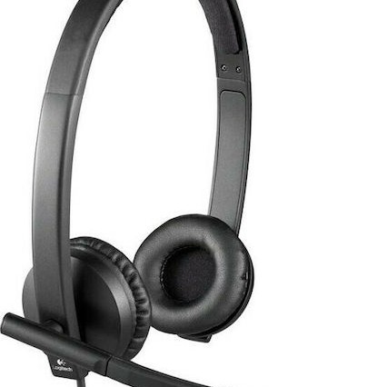 Logitech H570e Stereo On Ear Multimedia Ακουστικά με μικροφωνο και σύνδεση USB