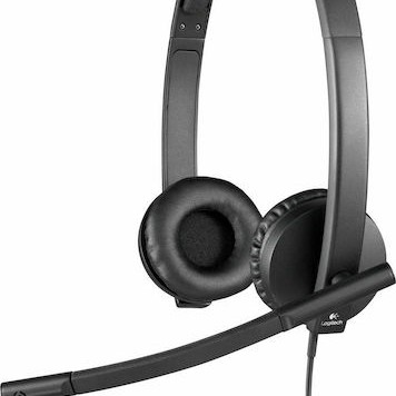 Logitech H570e Stereo On Ear Multimedia Ακουστικά με μικροφωνο και σύνδεση USB