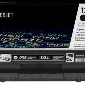 HP 131A Γνήσιο Toner Laser Εκτυπωτή Μαύρο 1600 Σελίδων (CF210A)