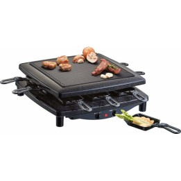 Steba RC 2.1 Επιτραπέζια Ηλεκτρική Ψησταριά Raclette Αυλακωτής Πλάκας 1450W με Ρυθμιζόμενο Θερμοστάστη 26x26εκ.