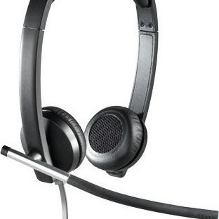 Logitech H650e On Ear Multimedia Ακουστικά με μικροφωνο και σύνδεση USB