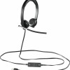 Logitech H650e On Ear Multimedia Ακουστικά με μικροφωνο και σύνδεση USB