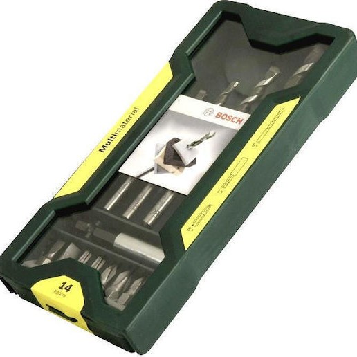 Bosch X-Line Σετ 14 Τρυπάνια για Ξύλο, Δομικά Υλικά και Μέταλλο